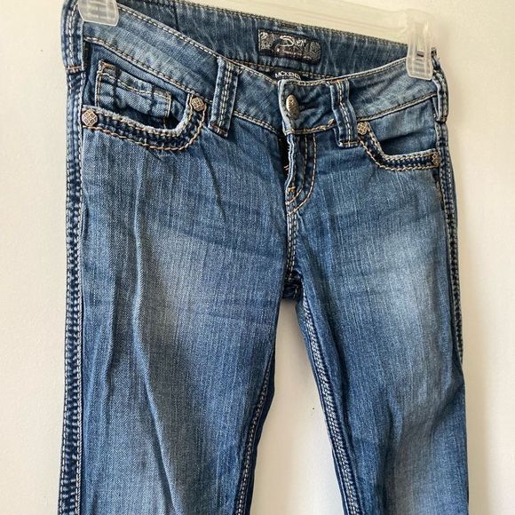 Silver jeans McKenzie with bling pockets - Picture 3 of 8